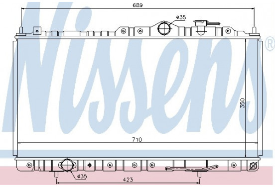 Radiateur 68180 Nissens