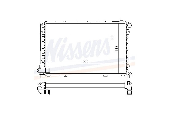 Radiateur 68220 Nissens