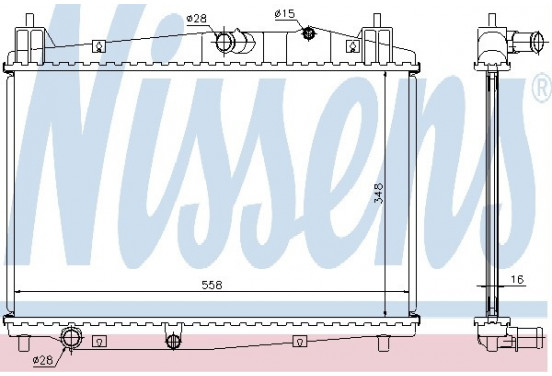 Radiateur 68506 Nissens