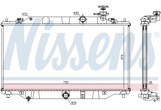 Radiateur 68536 Nissens