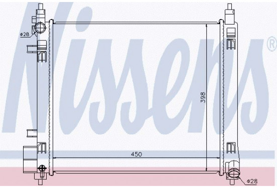 Radiateur 68720 Nissens