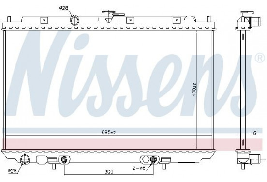 Radiateur 68732 Nissens