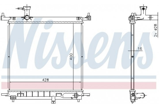 Radiateur 68770 Nissens