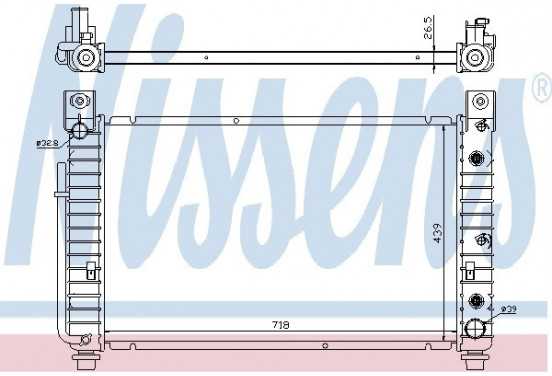 Radiateur 69092 Nissens