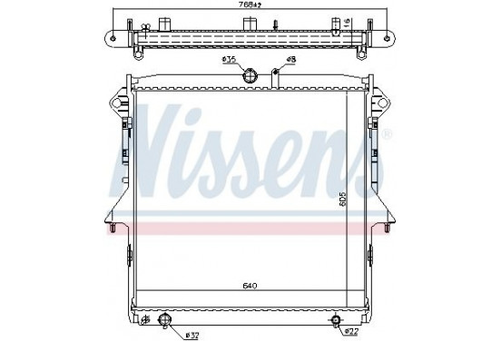 Radiateur 69245 Nissens