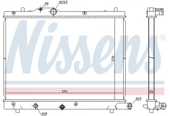 Radiateur 69404 Nissens