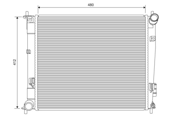 Radiateur 701624 Valeo