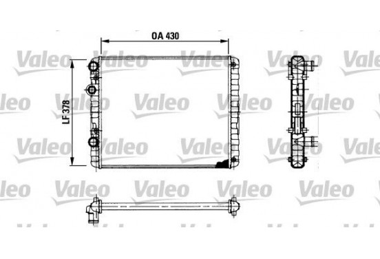 Radiateur 730956 Valeo