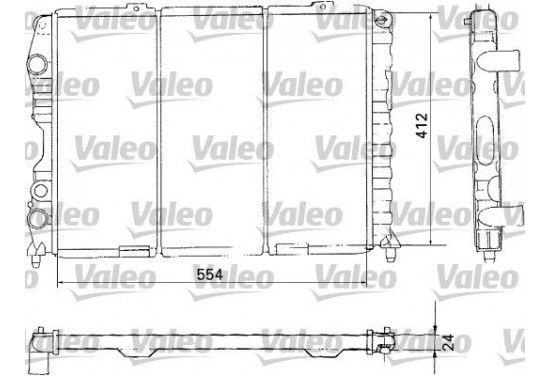 Radiateur 731283 Valeo