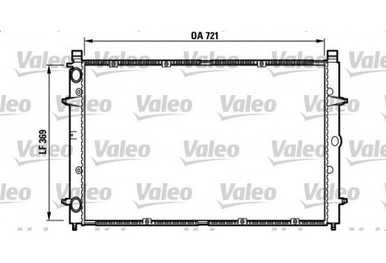 Radiateur 732397 Valeo