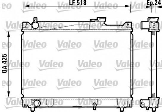 Radiateur 734213 Valeo