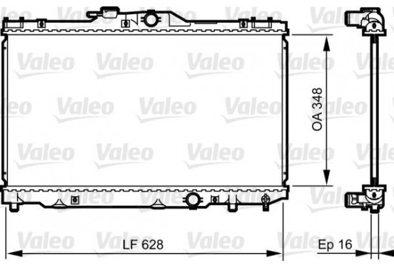 Radiateur 735415 Valeo