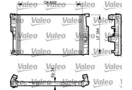 Radiateur 735493 Valeo