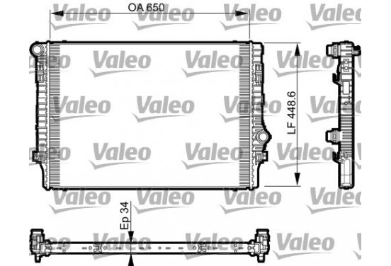 Radiateur 735548 Valeo