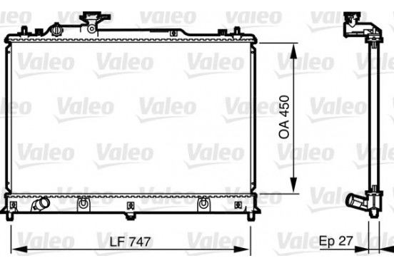 Radiateur 735577 Valeo