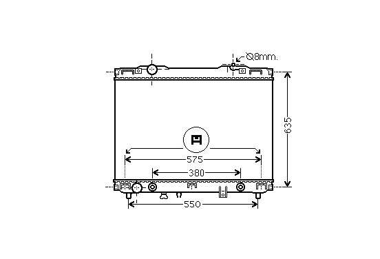 Radiateur 83002175 International Radiators