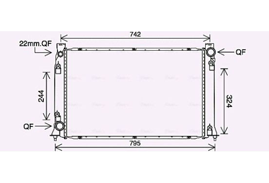 Radiateur AI2407 Ava Quality Cooling