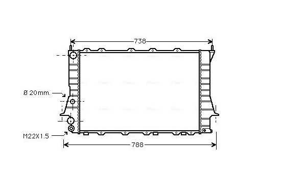 Radiateur AIA2077 Ava Quality Cooling