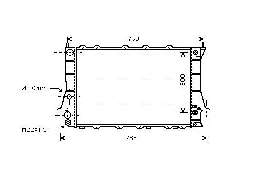 Radiateur AIA2078 Ava Quality Cooling