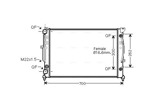 Radiateur AIA2122 Ava Quality Cooling