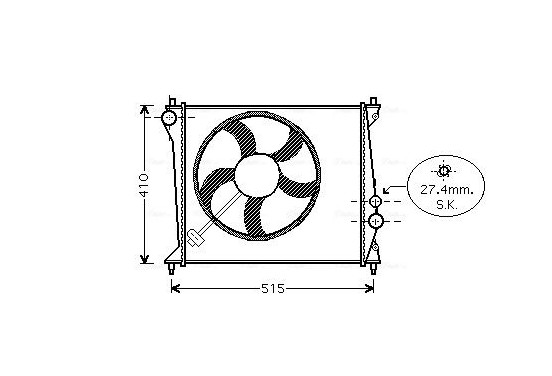 Radiateur AIA2213 Ava Quality Cooling