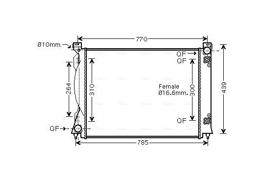 Radiateur AIA2253 Ava Quality Cooling