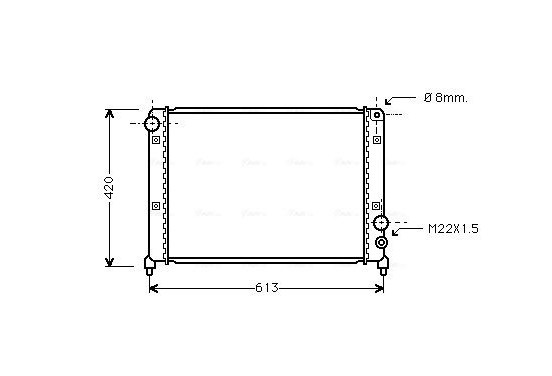 Radiateur AL2031 Ava Quality Cooling