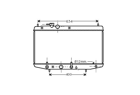 RADIATEUR Applause 1.6 Aut. 89-92 11002029 International Radiators