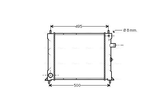 Radiateur AU2097 Ava Quality Cooling