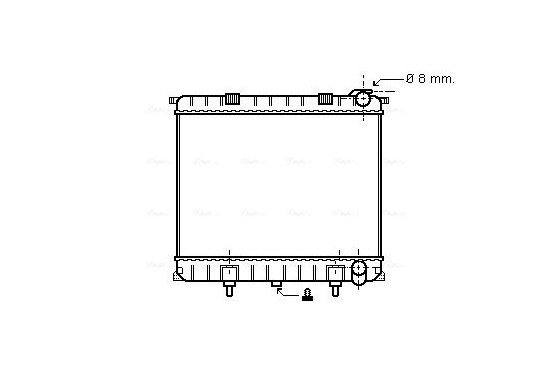 Radiateur AU2173 Ava Quality Cooling