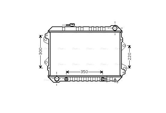 RADIATEUR B-SERIE 26 AT 89-96 27002180 International Radiators