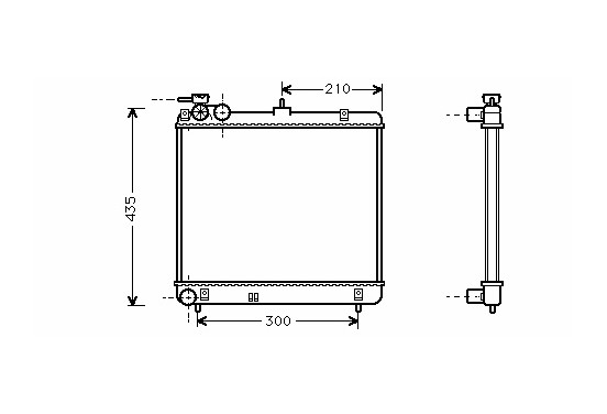 RADIATEUR BENZINE 1,0 -AUTO 82002051 International Radiators