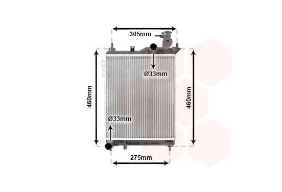 RADIATEUR BENZINE 1.1 / 1.3 82002099 International Radiators