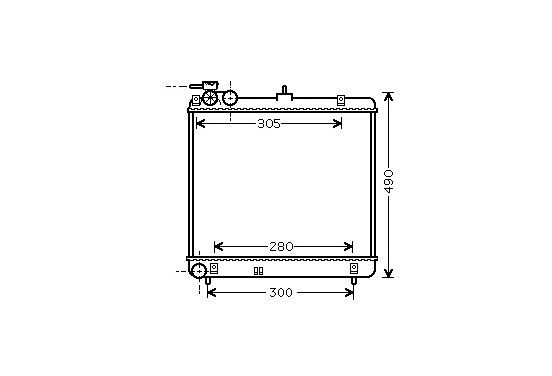 RADIATEUR BENZINE 1.1 82002192 International Radiators