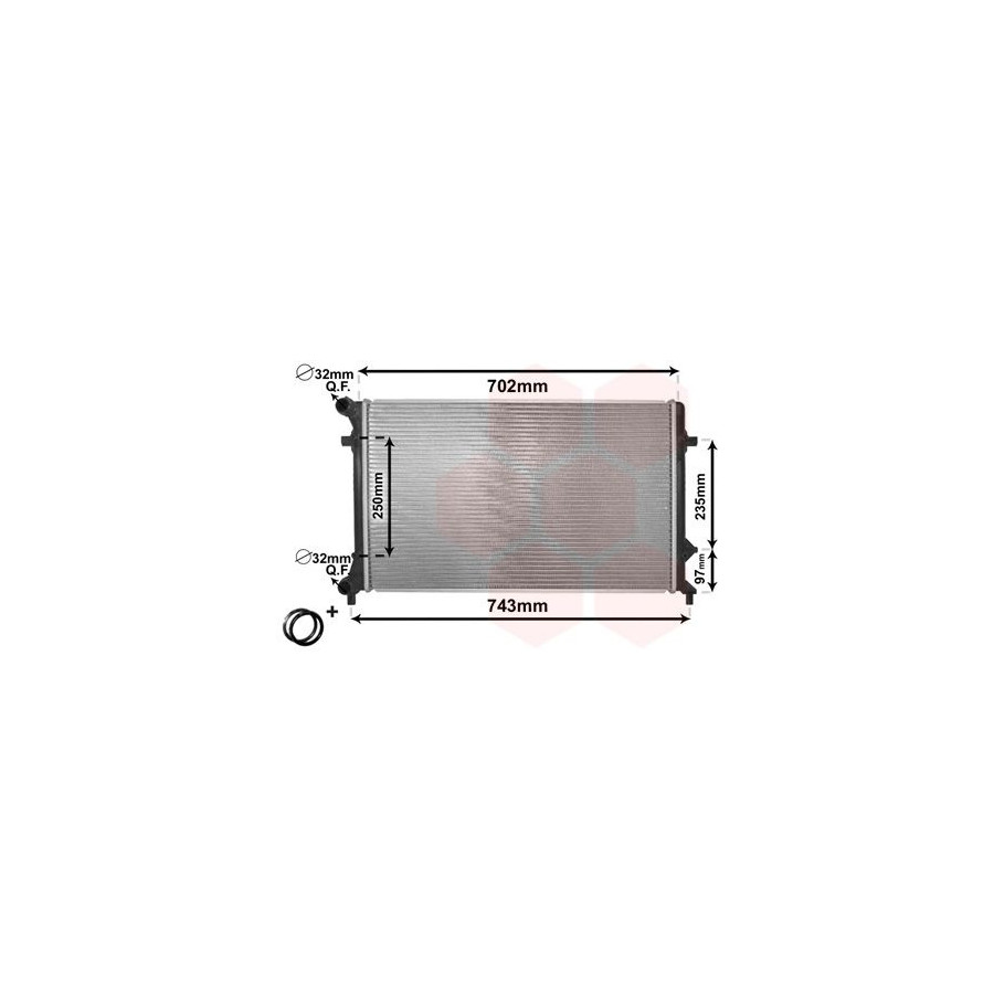 RADIATEUR BENZINE 1.6 met AIRCO 58002205 International Radiators Plus ...