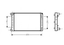 RADIATEUR BENZINE 1,8 16V  met AIRCO