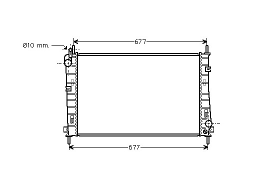 RADIATEUR BENZINE 1.8  / 2.0 18002335 International Radiators