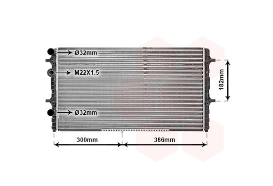 RADIATEUR BENZINE 1,8 20V +/zonder AIRCO 58002179 International Radiators