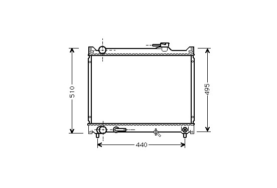 RADIATEUR BENZINE 2.0 / 2.5 AT 52002047 International Radiators