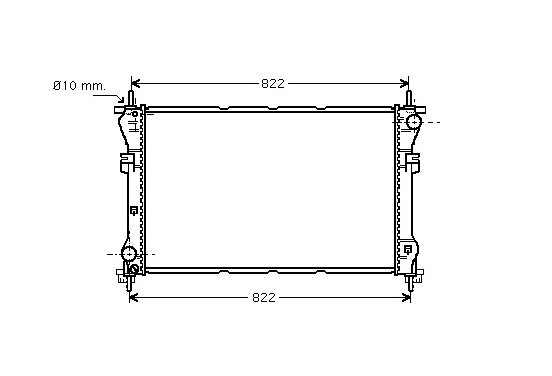 RADIATEUR BENZINE 2.3 18002318 International Radiators