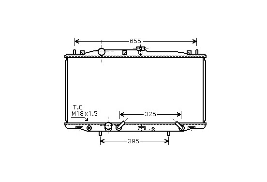 RADIATEUR BENZINE 2.4 AT (Voir Photo) 25002183 International Radiators