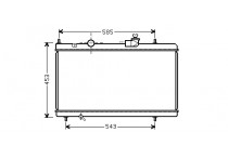 RADIATEUR BENZINE 3.0 24V  AT  (Org 9626 ->