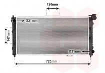 RADIATEUR BENZINE 5-deurs1,5 1,8 -AUTO +/-AIRC