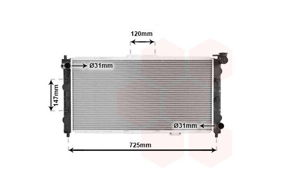 RADIATEUR BENZINE 5-deurs1,5 1,8 -AUTO +/-AIRC 27002101 International Radiators