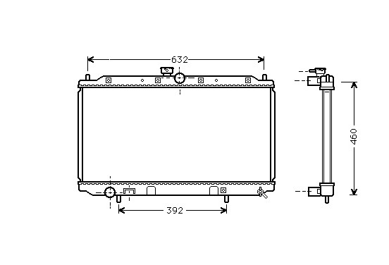 RADIATEUR BENZINE -AUTO  +/zonder AIRCO 32002111 International Radiators