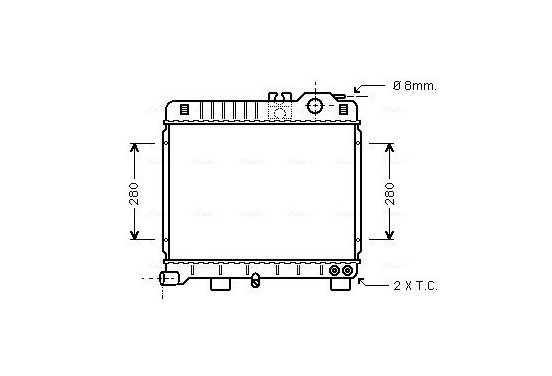 Radiateur BW2151 Ava Quality Cooling