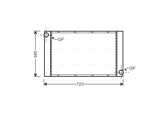 Radiateur BW2357 Ava Quality Cooling