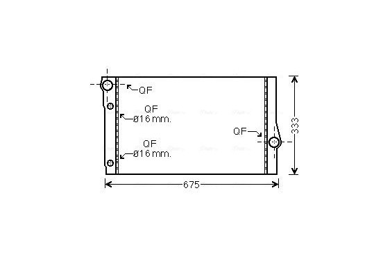 Radiateur BW2410 Ava Quality Cooling