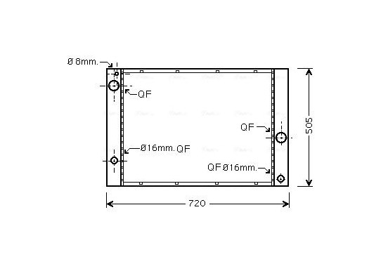 Radiateur BWA2338 Ava Quality Cooling