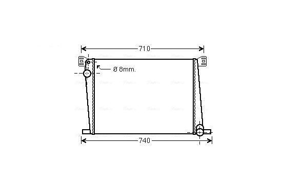 Radiateur BWA2356 Ava Quality Cooling